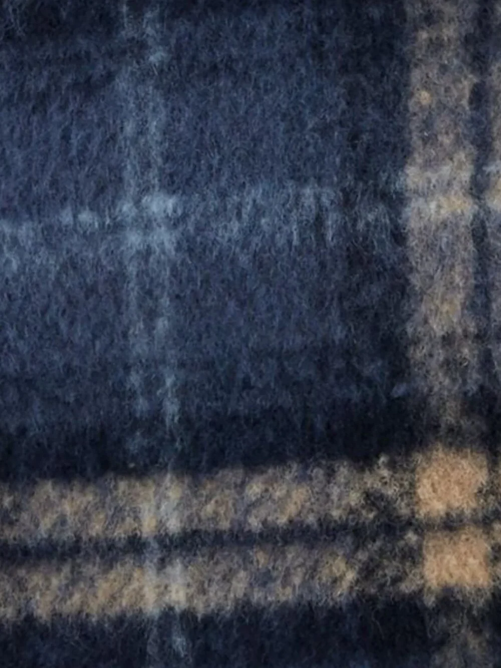 Carter's Baby Plaid Sherpa-Lined Shacket in Navy
